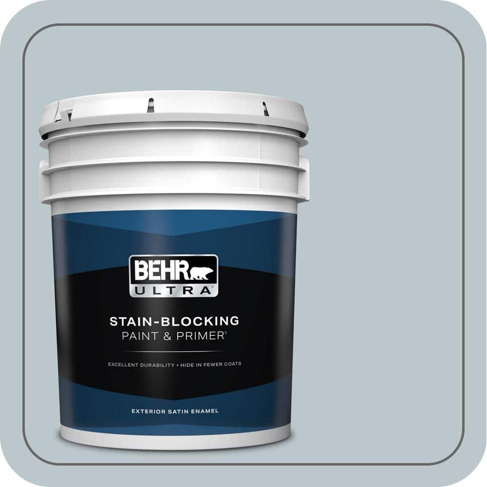 5 gal. #PPH-42 Nautical Gray Satin Enamel Exterior Paint & Primer price history on PriceWatchPro