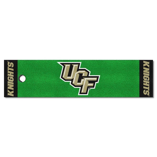 FANMATS NCAA University of Central Florida 18 in. x 72 in. Putting Green Mat