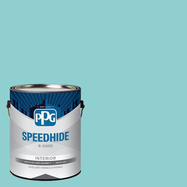 SPEEDHIDE 1 gal. PPG1234-4 Fling Green Semi-Gloss Interior Paint