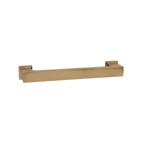 Sumner Street Home Hardware Chelsey 4 in. (102 mm) Center-to-Center Classic Satin Brass Bar Drawer Pull