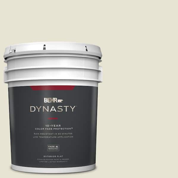 BEHR DYNASTY 5 gal. #ICC-38 Lime Juice Flat Exterior Stain-Blocking Paint & Primer
