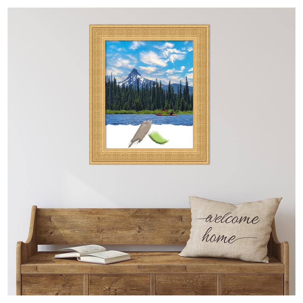 Trellis Gold 18x22 Wood Picture Frame