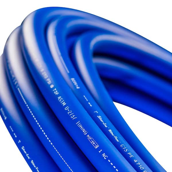 IPEX Ultra-Pure 4710 1 in. x 300 ft. CTS 250 psi Blue Service Polyethylene Tubing Pipe