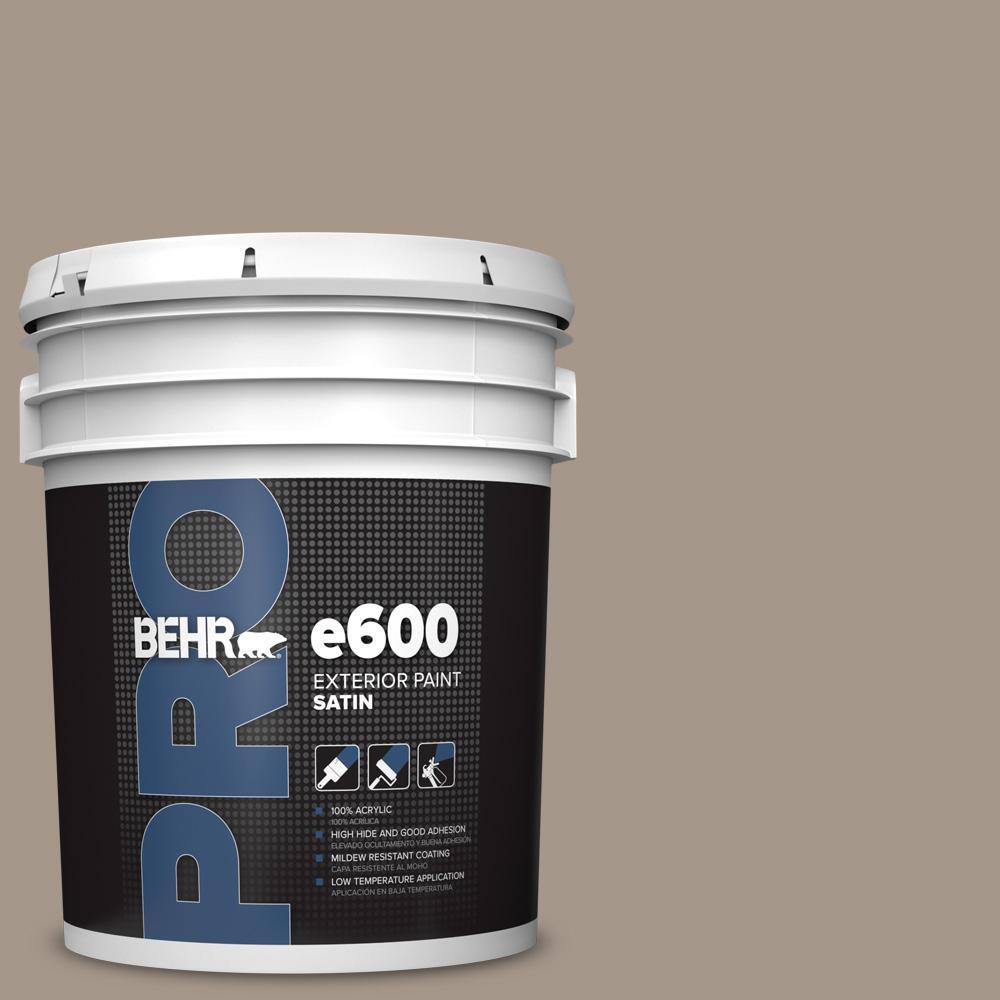 BEHR PRO 5 gal. N2204 Shiitake Satin Enamel Exterior
