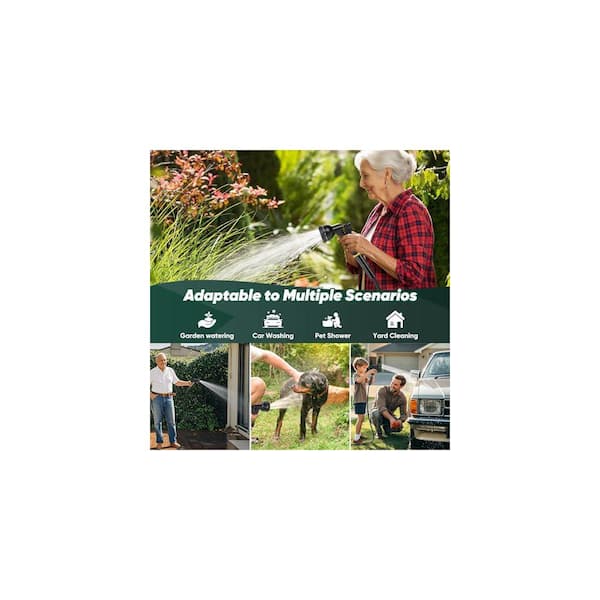 5/8 in. x 100 ft. Light Duty Flexible Garden Hose Kink Free