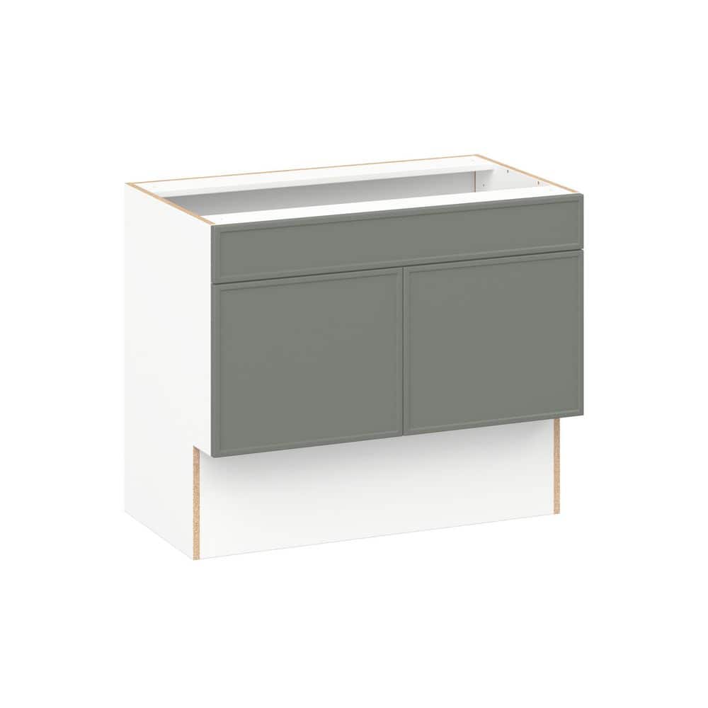 Fairview 36 in. W x 21 in. D x 30 in.H Assembled Slim Shaker Accessible ADA Bath Sink Base Kitchen Cabinet in Moss Green price history on PriceWatchPro