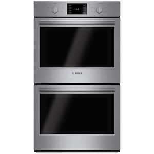 500 Series 30 in. Double Electric Wall Oven Self Cleaning in Stainless Steel
