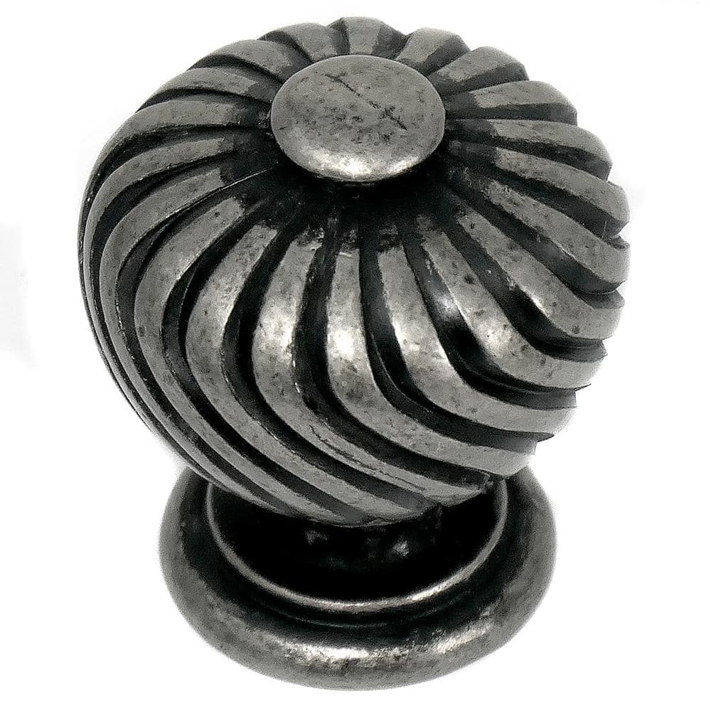French Twist 1-1/4 in. Distressed Pewter Round Cabinet Knob price history on PriceWatchPro