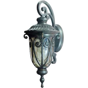 Hailee 1-Light Oil-Rubbed Bronze Outdoor Wall Lantern Sconce