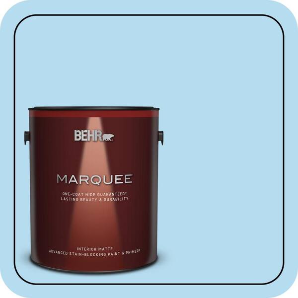 BEHR MARQUEE 1 gal. #P500-2 Seashore Dreams Matte Interior Paint & Primer