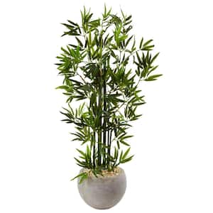 Indoor Bamboo Artificial Tree in Sand Colored Bowl
