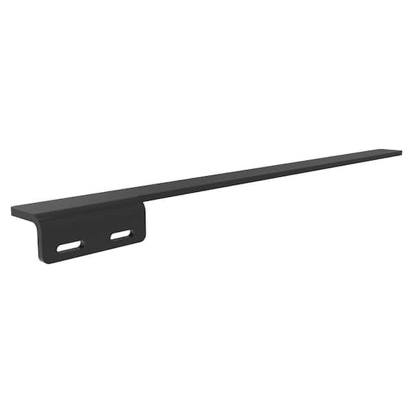 Harmony Left 24 in. Black Hidden Countertop Bracket