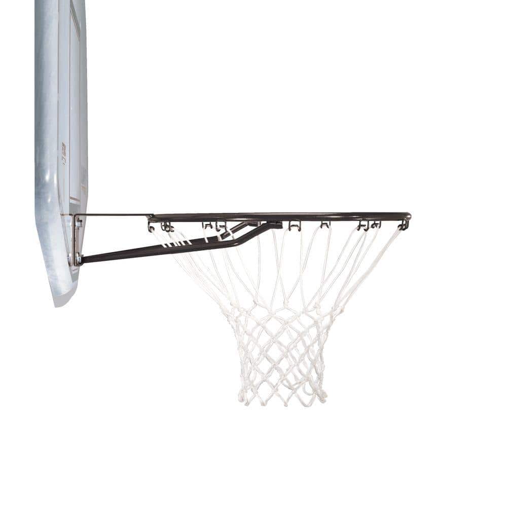 44" Black and Blue Acrylic Portable Basketball Hoop