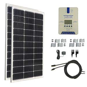 200-Watt Monocrystalline Solar Panel with TrakMax MPPT 40 Amp Charge Controller Plus Wireless Communication Kit