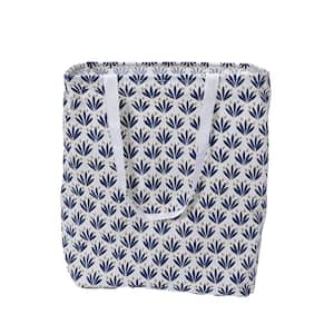 Blue and White Cacti Rectangular Krush Laundry Bag