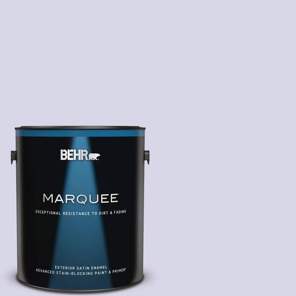 BEHR MARQUEE 1 gal. #630A-2 February Frost Satin Enamel Exterior Paint & Primer