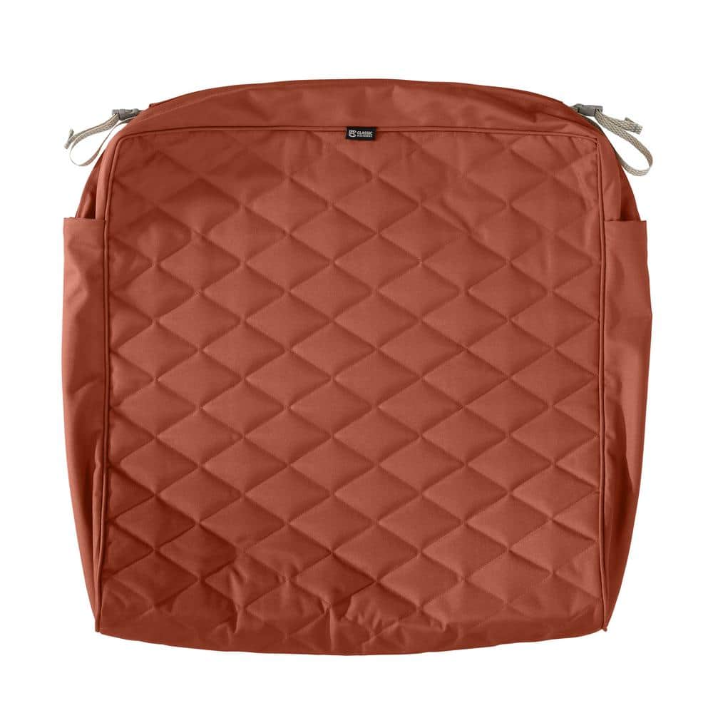 Montlake FadeSafe 25 in. W x 25 in. D x 5 in. T Spice Quilted Lounge Cushion Slipcover price history on PriceWatchPro