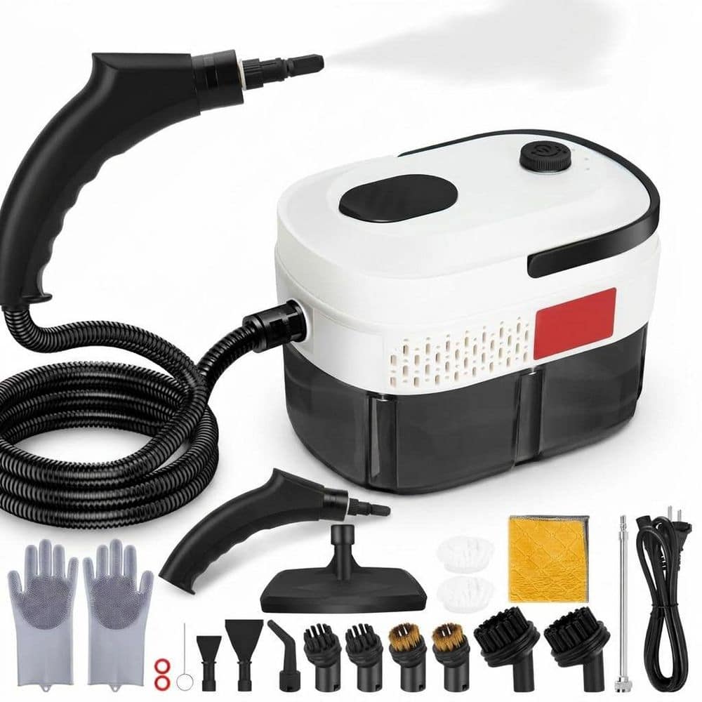 2500W High Pressure Corded Steam Cleaner with 17 pcs Accessories for Tile, Grout, Car, Floor, Kitchen Surfaces price history on PriceWatchPro