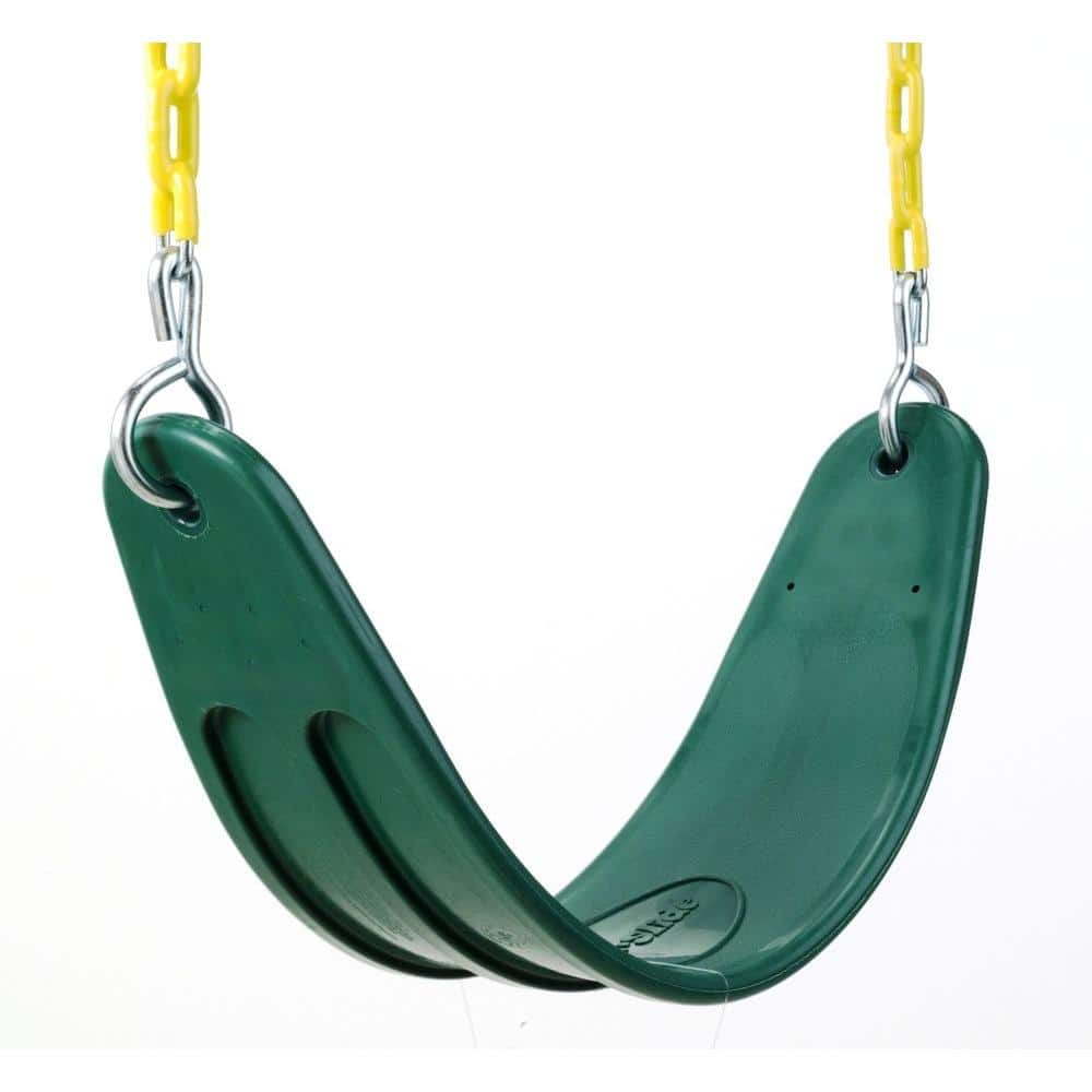  Swing Set Stuff Inc. Commercial Polymer Belt Seat with SSS Logo  Sticker Playground Accessory, Green : Toys & Games