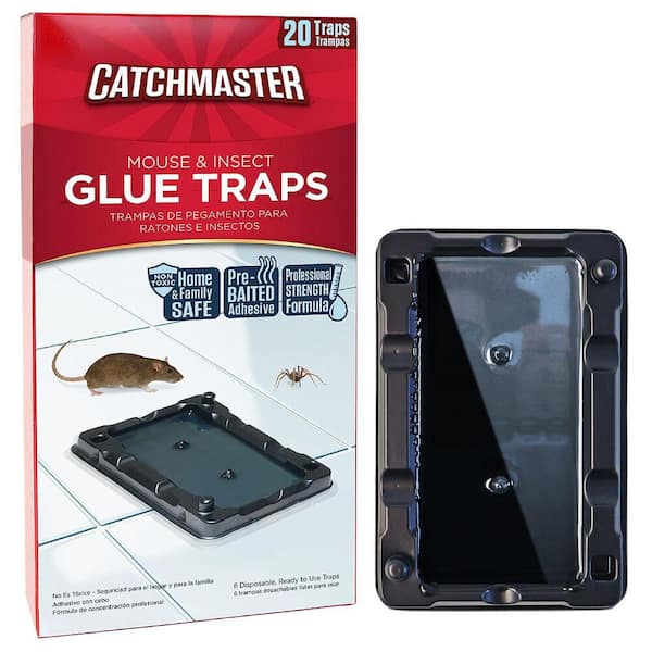 Catchmaster PRO Mouse and Insect Glue Traps (20-Pack)