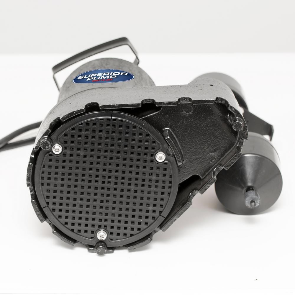 Compact Black Cast Iron Remote Sink Drain Pump System