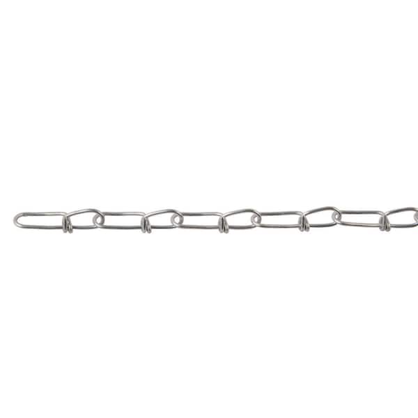 #5 x 25 ft. Bright Galvanized Steel Double Loop Chain