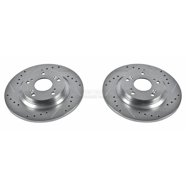 Power Stop Disc Brake Rotor Set 2000-2003 Honda S2000 2.0l