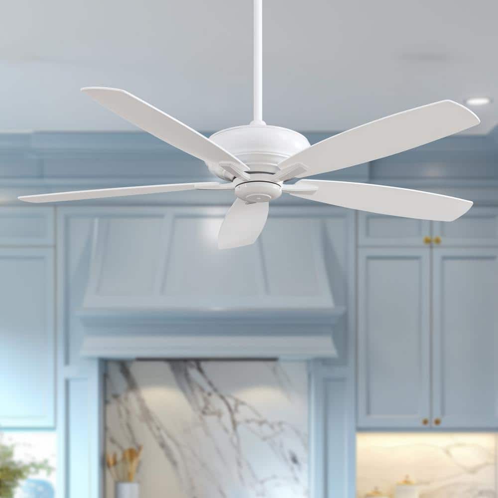 MINKA-AIRE Kola-XL 60 in. Indoor White Ceiling Fan with Remote