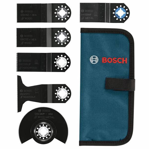 Bosch Bi-Metal Oscillating Multi-Tool Accessory Set (6-Piece)