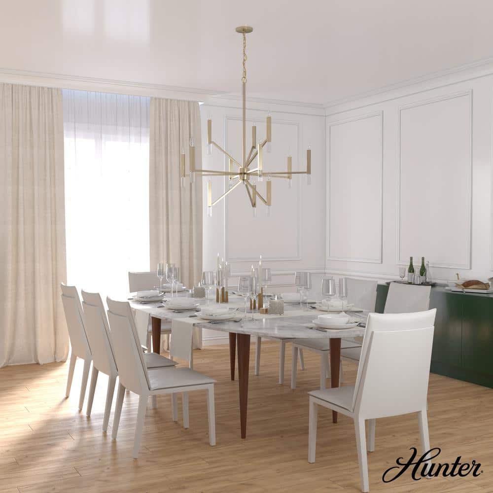 Alturas Gold 12-Light Crystal 3-Tier Chandelier