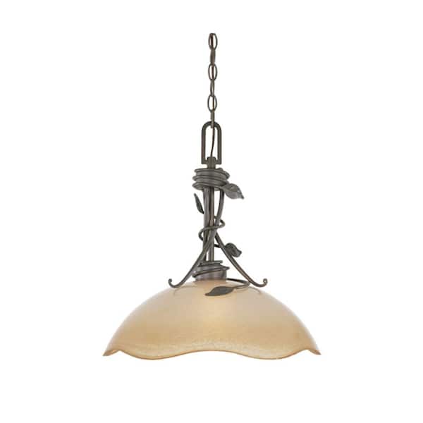 Designers Fountain Timberline 1-Light Old Bronze Hanging/Ceiling Down Light