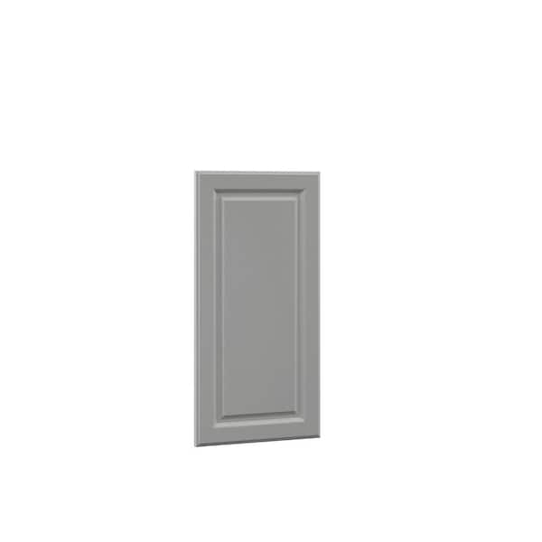 Hampton Bay Designer Series 0.75x30x15 in. Elgin Decorative End Panel in Heron Gray