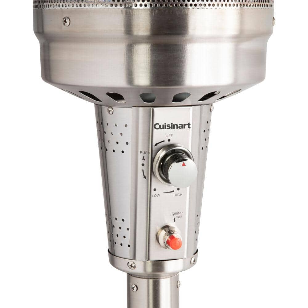 Stainless Steel Propane Patio Heater with Wheeled Base