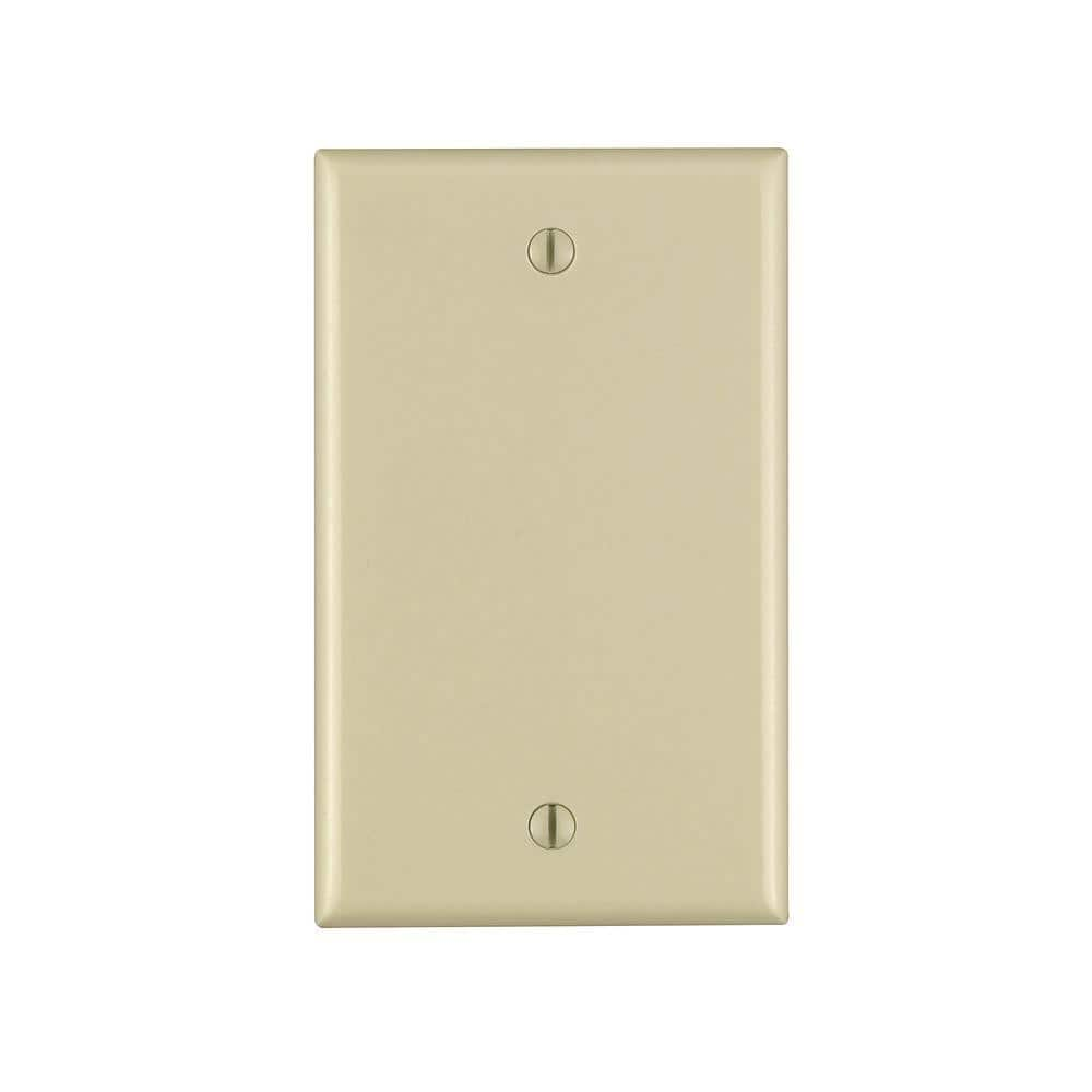 UPC 078477151396 product image for 1-Gang Ivory Blank Plate Plastic Standard Wall Plate (1-Pack) 86014-00I | upcitemdb.com