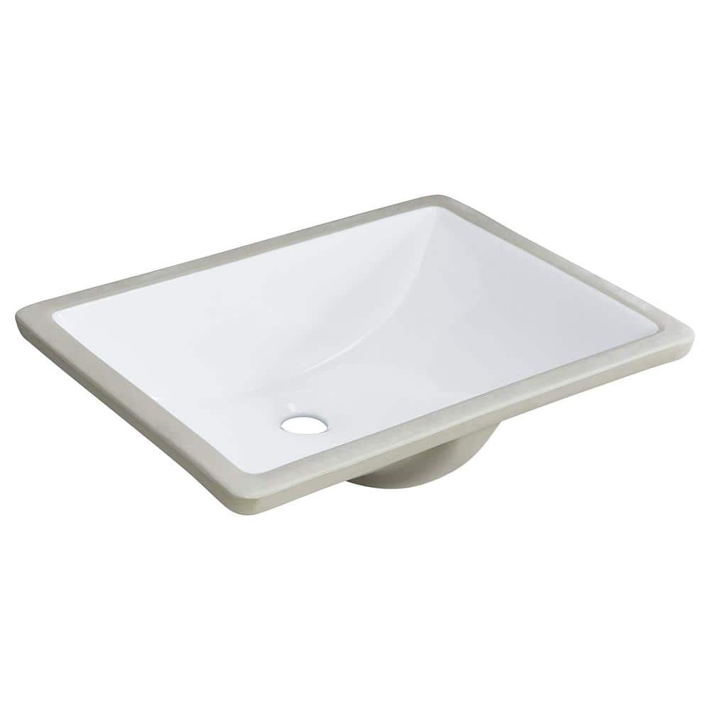 20 27 In L X 15 15 In W X 7 In D White Rectangular Undermount   White Undermount Bathroom Sinks Tsuki 134 64 1000 