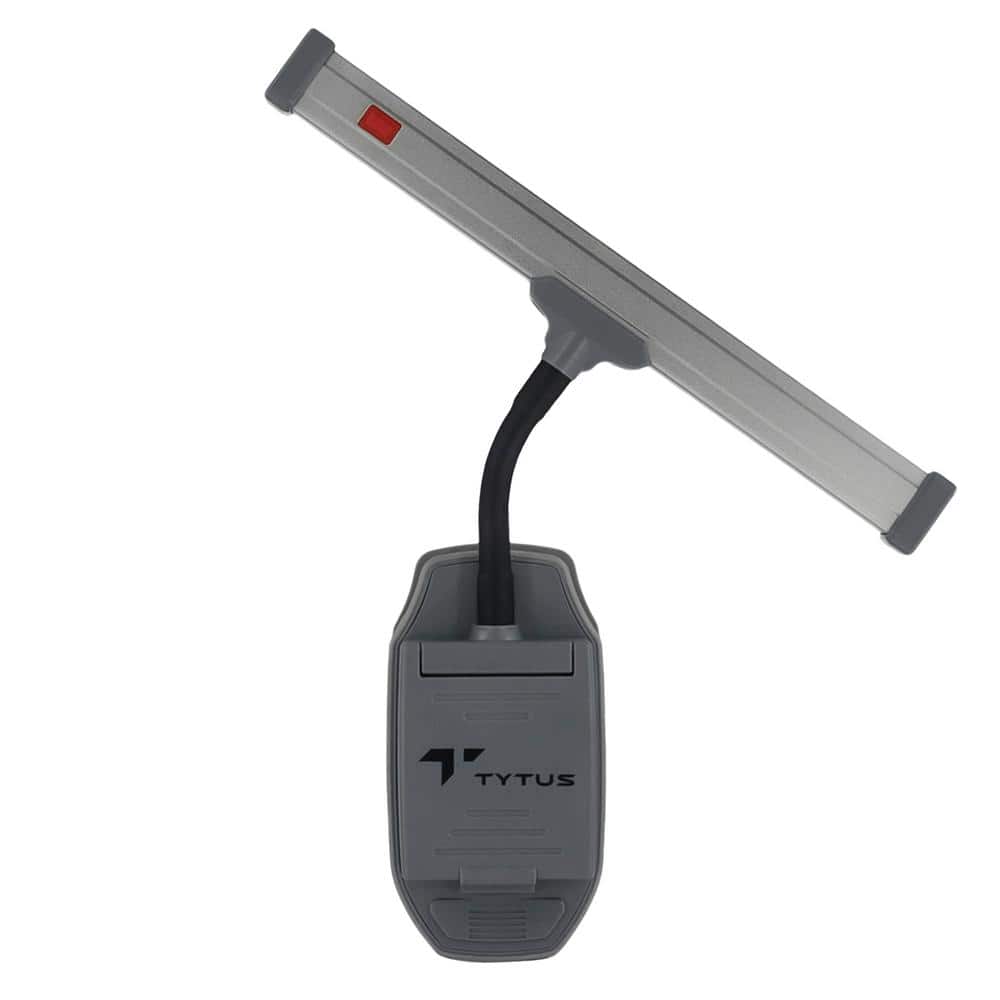 Gray Battery Operated LED Clamp Grill Light