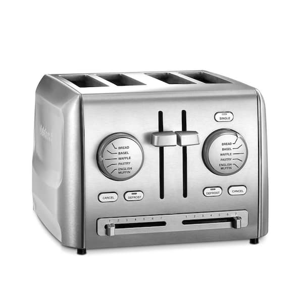 Cuisinart 4-Slice Brushed Stainless Hybrid Toaster