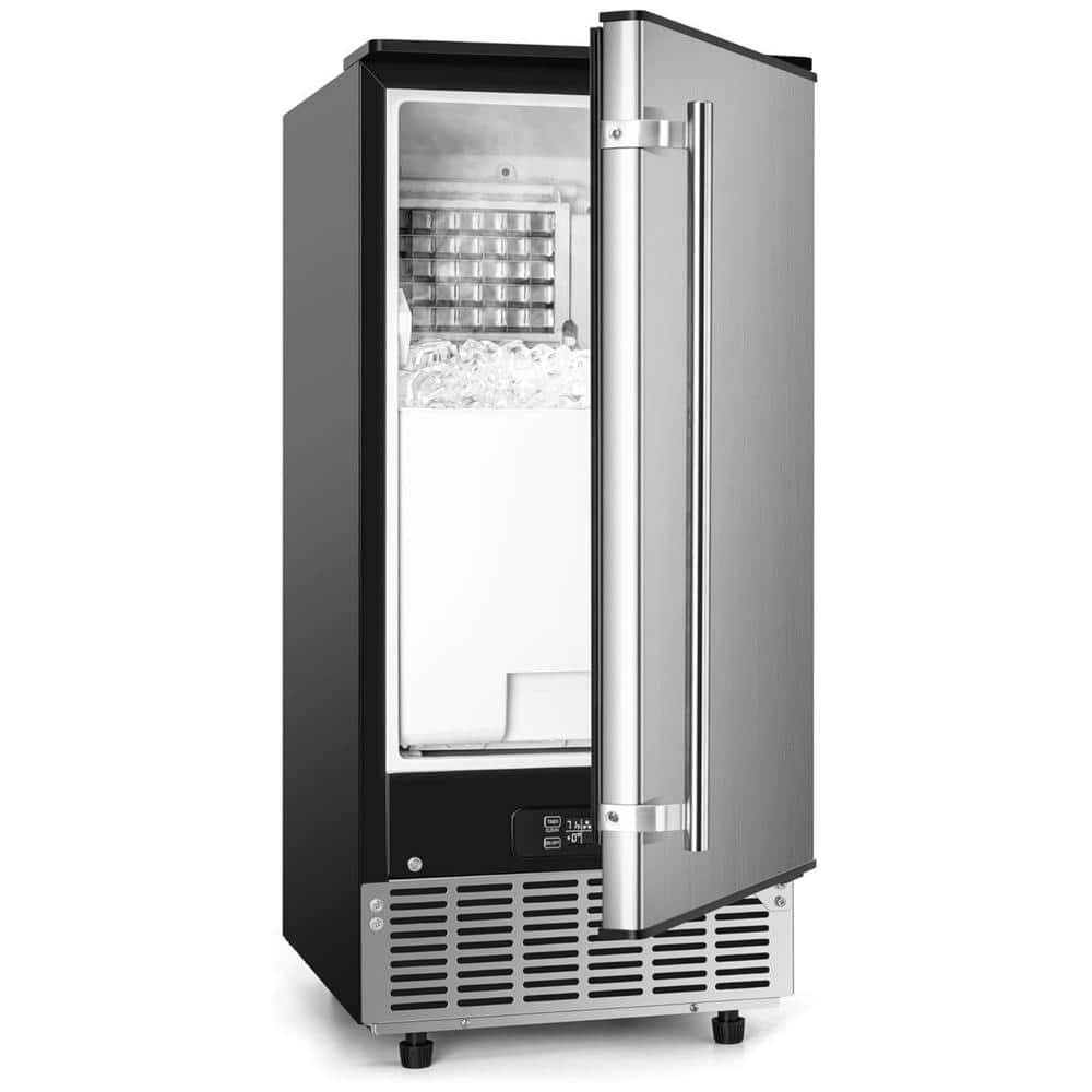 80 lb. Freestanding Built-in Ice Maker in Stainless Steel IM-08S-HD - The  Home Depot