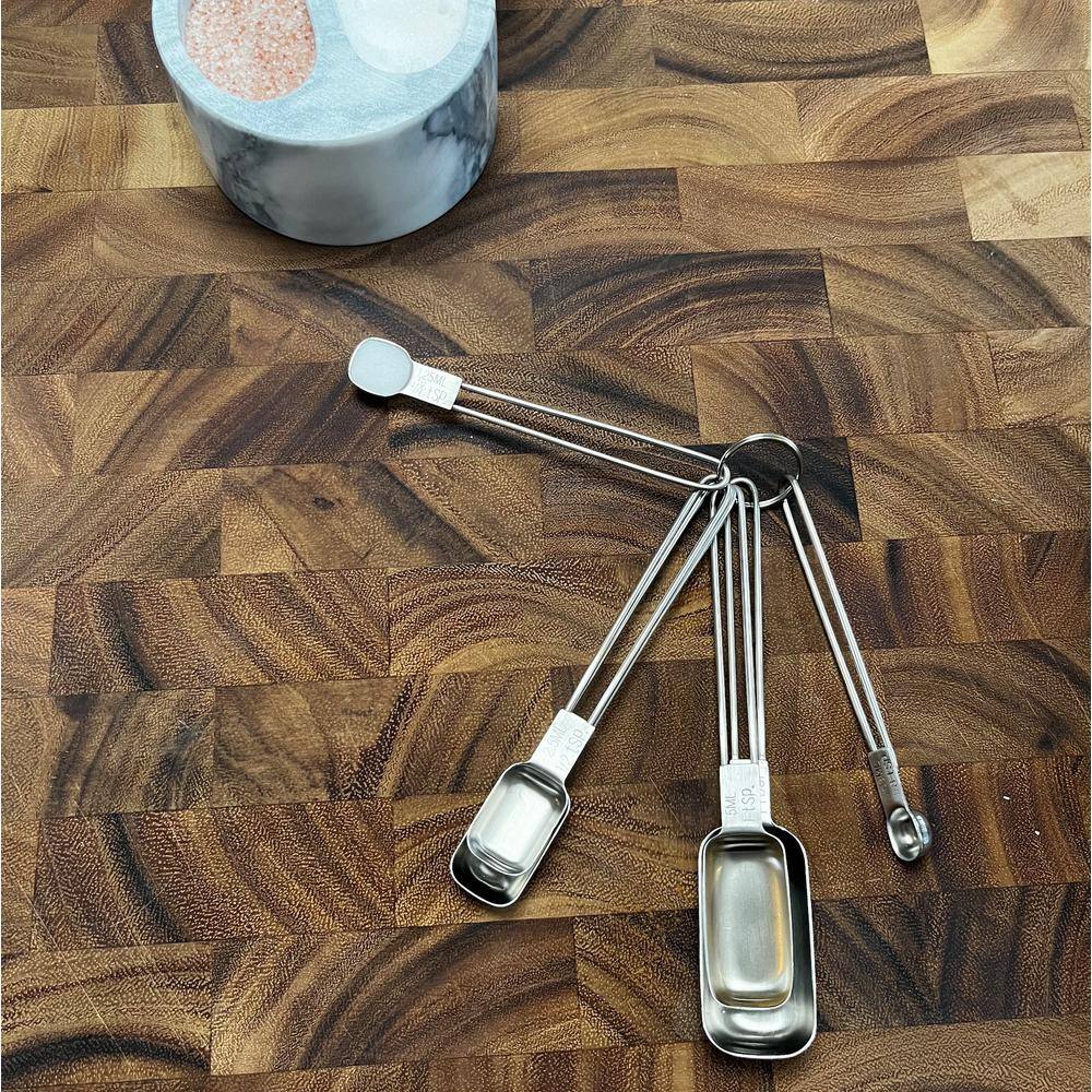 Stainless Steel Measuring Cup and Spoon Set, 10-Piece