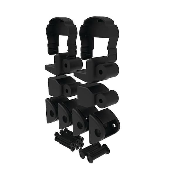 MoistureShield Compass Cambridge Stair Bracket Kit Matte Black 73054085