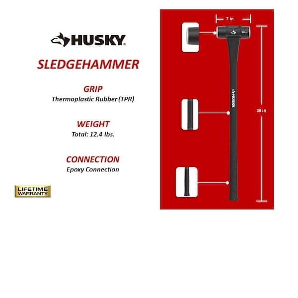 10 lb. Sledgehammer with 34 in. Fiberglass Handle