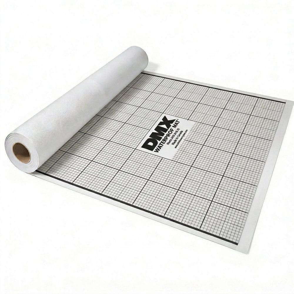 Waterproof Mat 54 sq. ft. 39 x in. W 16.5 x ft. L x 0.8 mm T Waterproofing Membrane Underlayment for Tile price history on PriceWatchPro