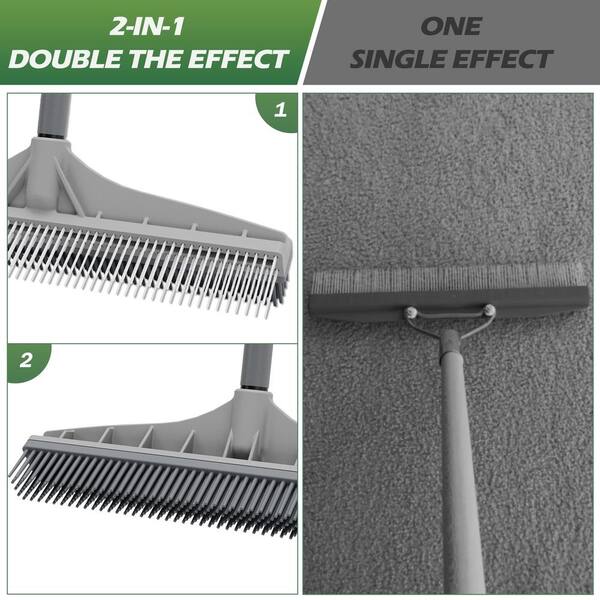 Yocada Grass Brush Artificial Turf Rake Carpet Lawn Leaf Rake