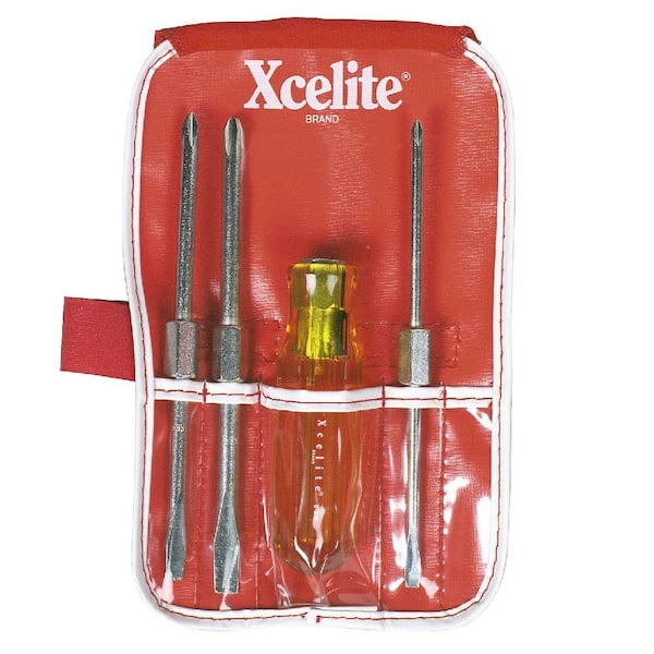 Xcelite Pocket Roll Screwdriver Set (4-Piece)