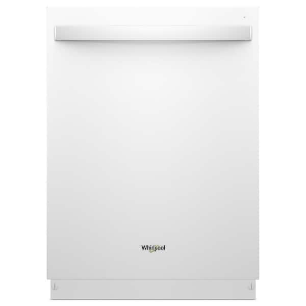 Whirlpool 24 in. White Top Control Built-In Tall Tub Dishwasher with Fan Dry, 51 dBA