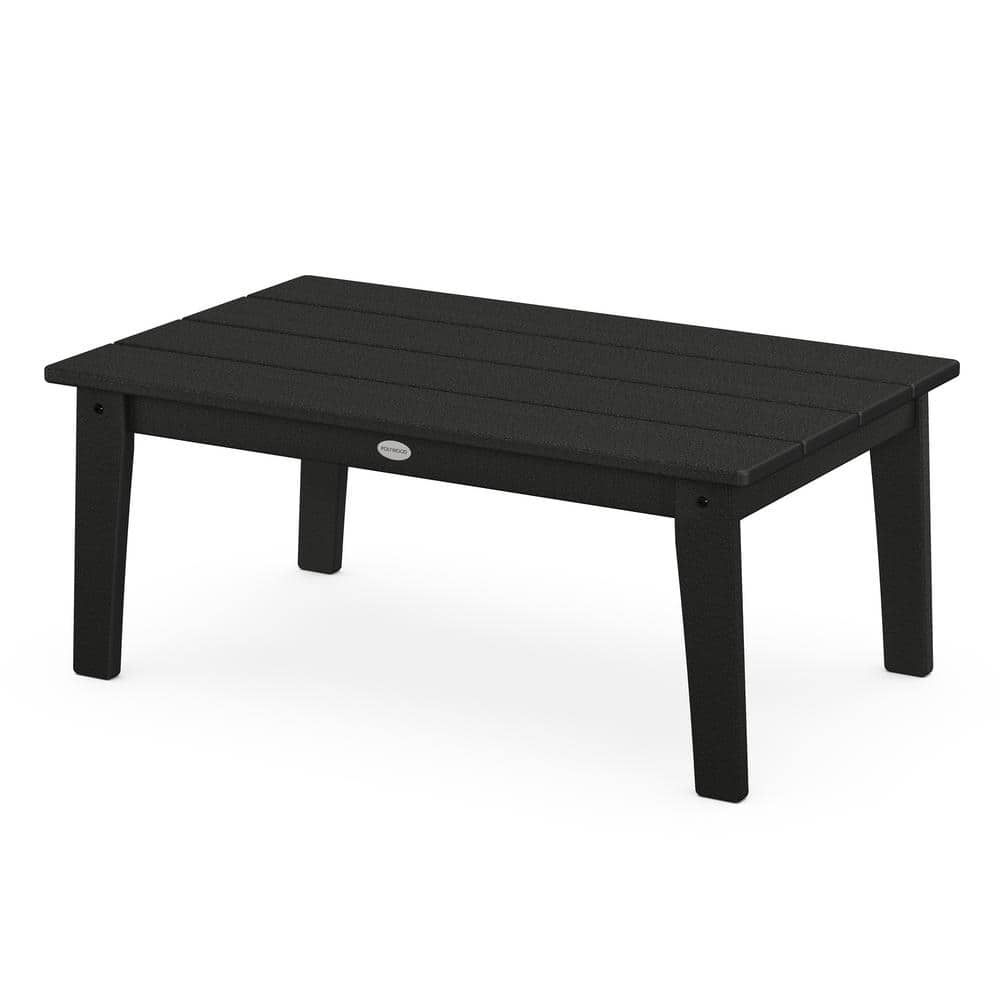 Black All-Weather Outdoor Coffee Table