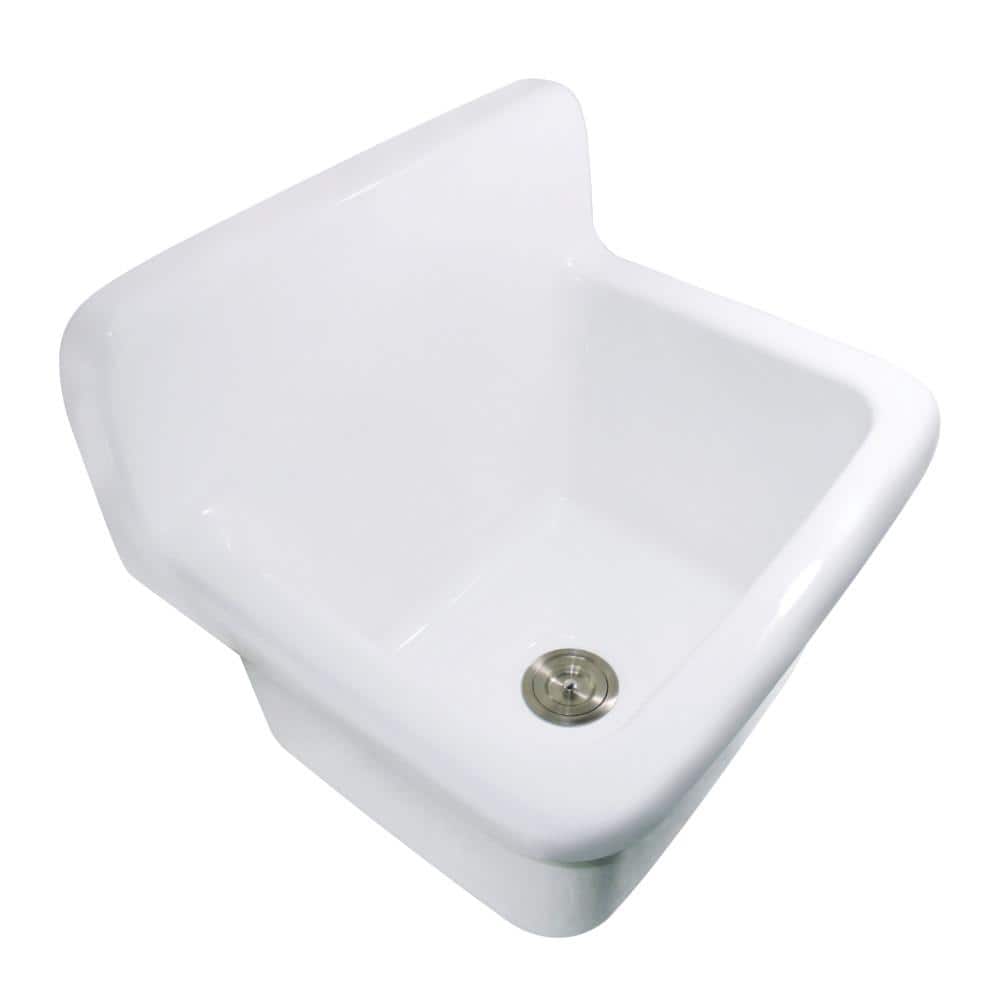 Persepolis Galley 22 in. Wall Mount Single Bowl Ceramic Sink price history on PriceWatchPro