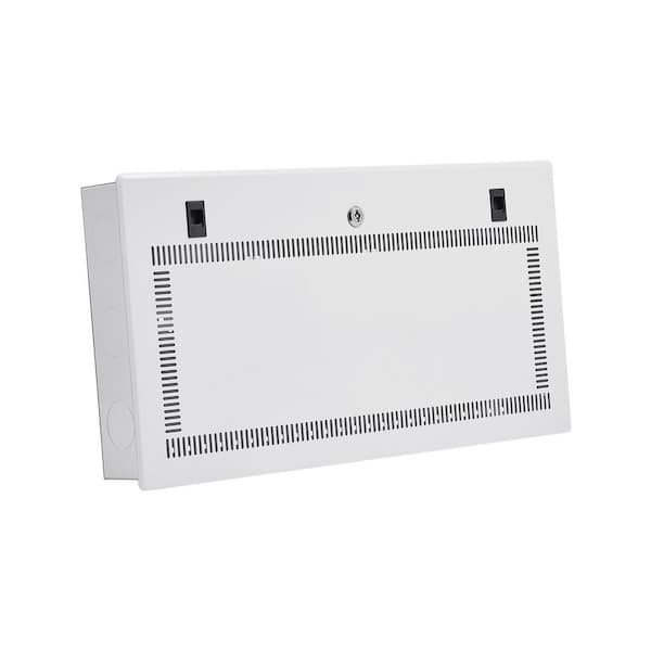 Media Enclosure 28in. Structured Media Enclosure with Vented Hinged Door Cable Management Box