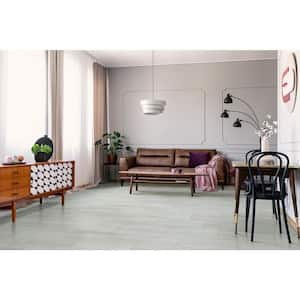 White Ocean 12 MIL x 12 in. x 24 in. Waterproof Click Lock Vinyl Plank Flooring (19.4 sq. ft./case)