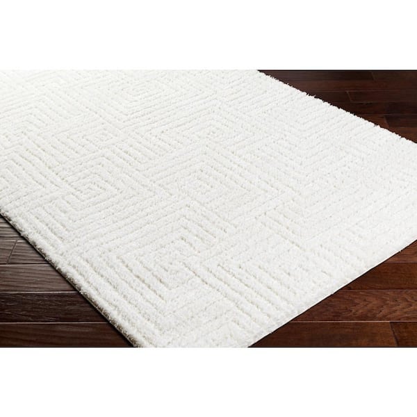 Nomadic Ivory Tribal 7 ft. x 9 ft. Indoor Area Rug
